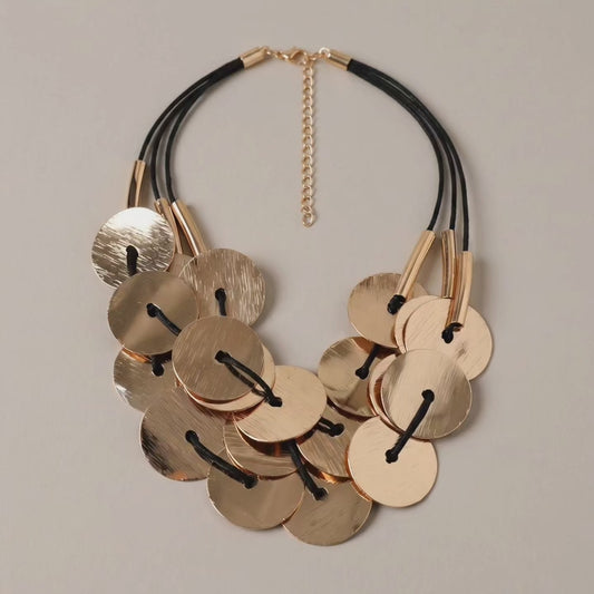 COLLANA DISCHI ORO