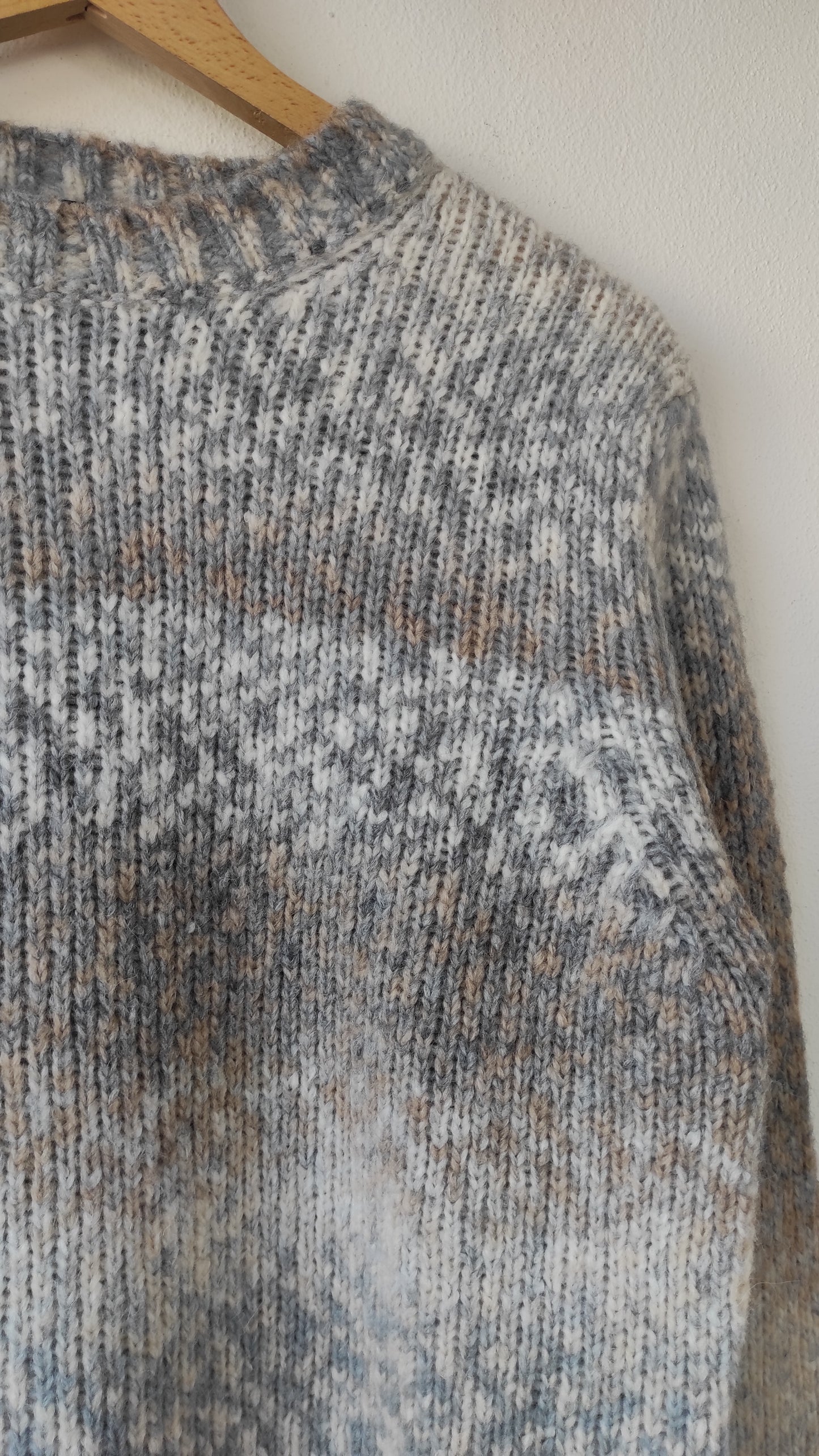 MAGLIA GIROCOLLO SFUMATO