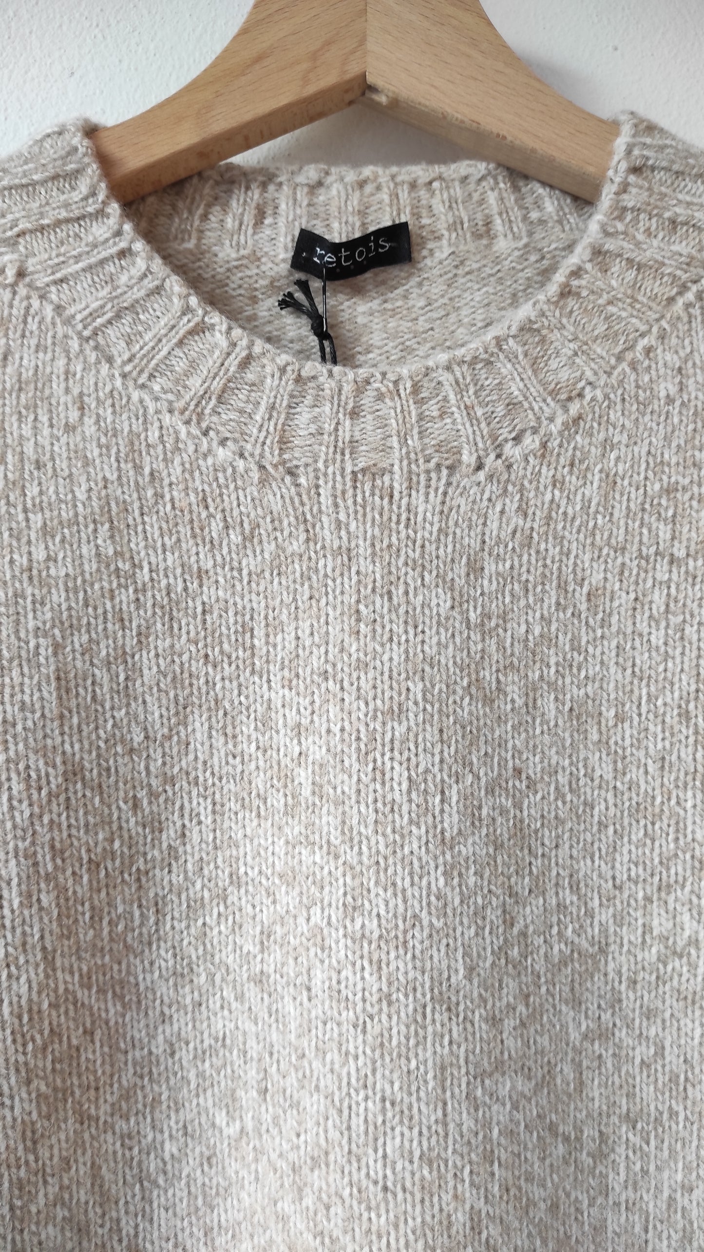 MAGLIA GIROCOLLO MELANGE