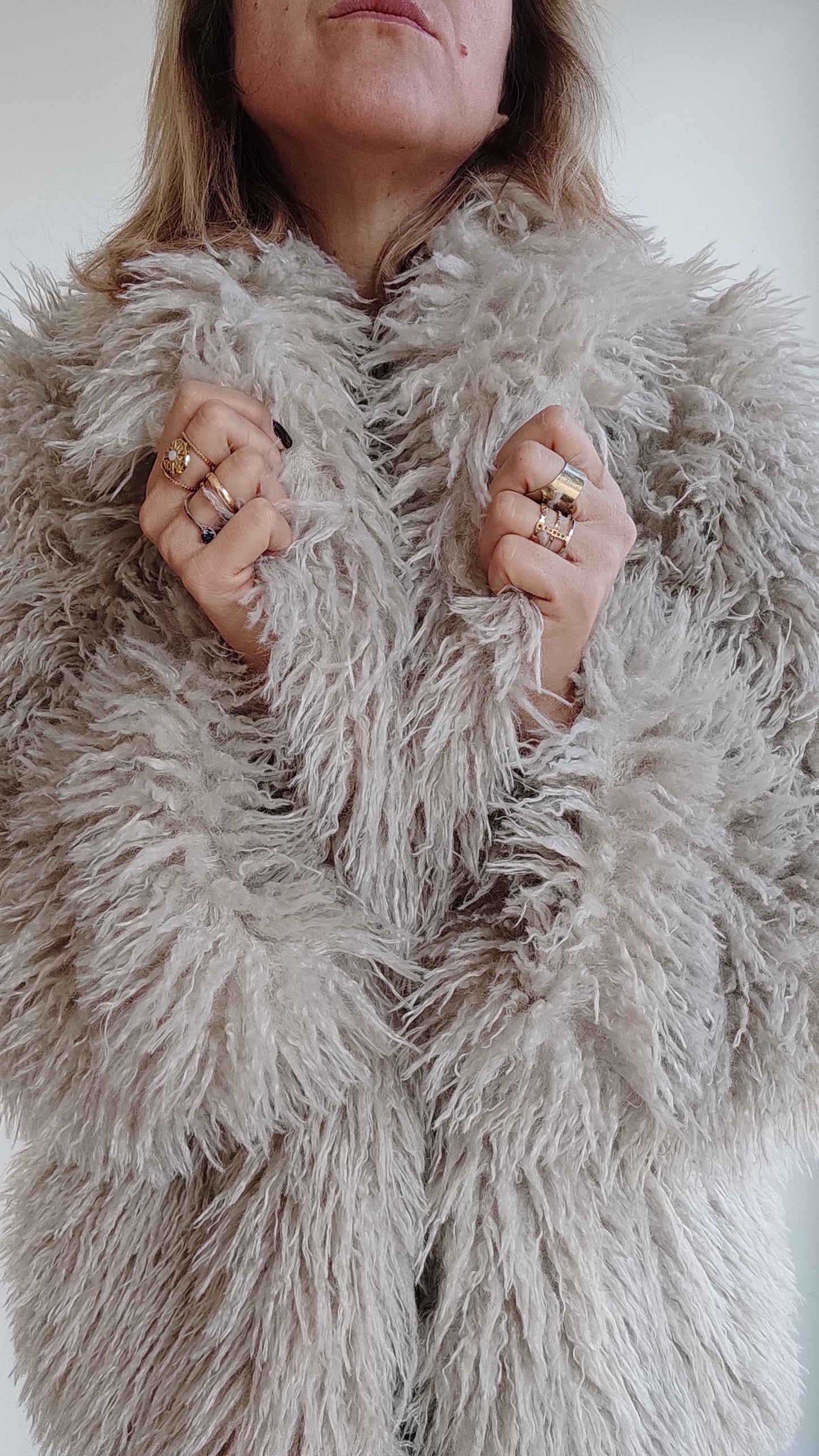 CAPPOTTO CORTO ECO PELLICCIA