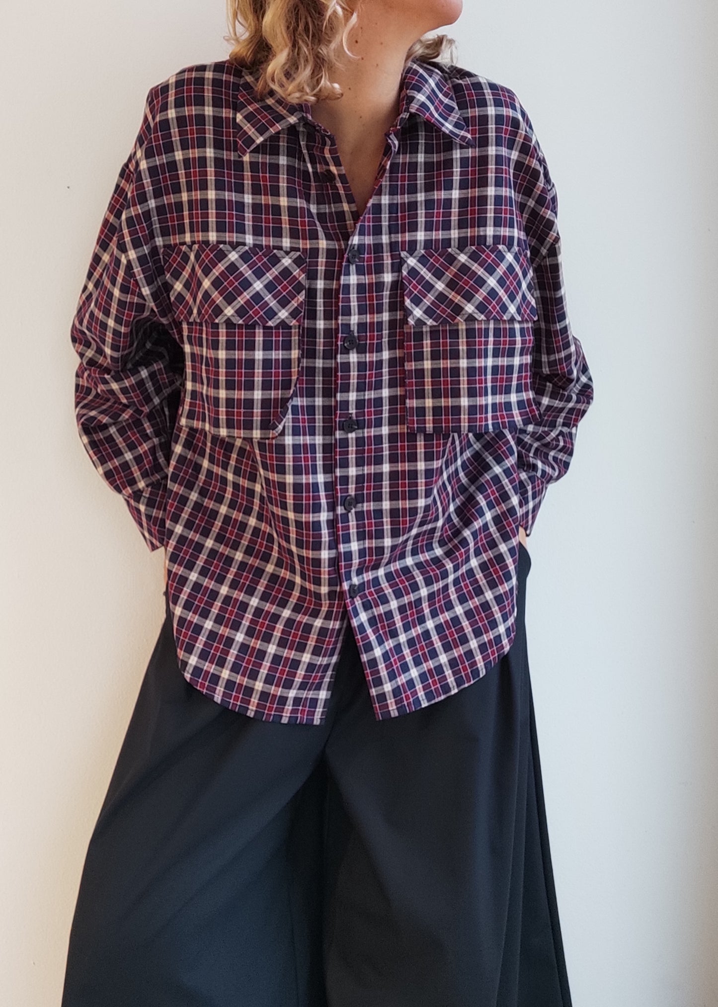 CAMICIA TARTAN OVERSIZE