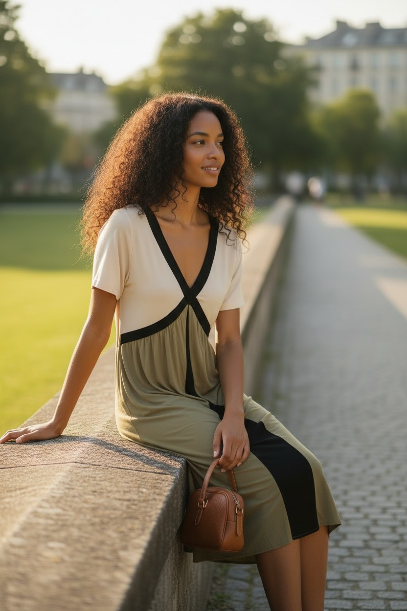 VESTITO MIDI IN MODAL