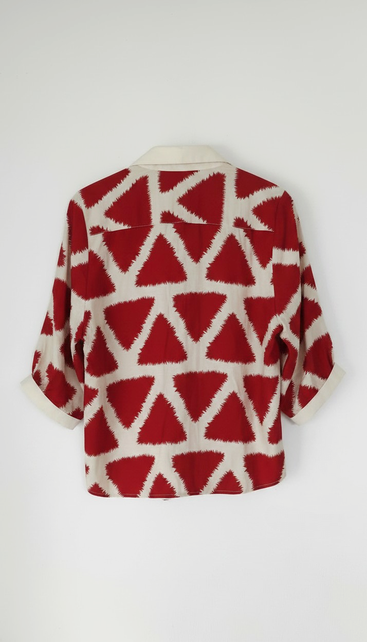 Camicia stampa geometrica
