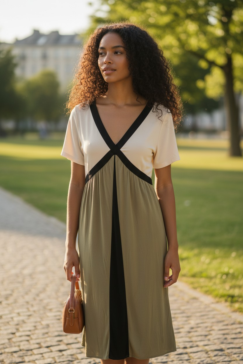 VESTITO MIDI IN MODAL