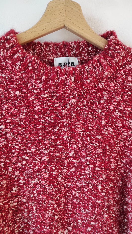 MAGLIA GIROCOLLO PUNTINATA