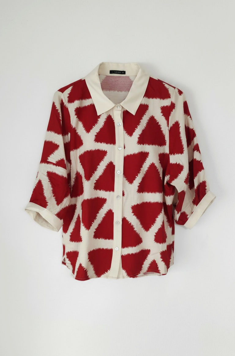 Camicia stampa geometrica