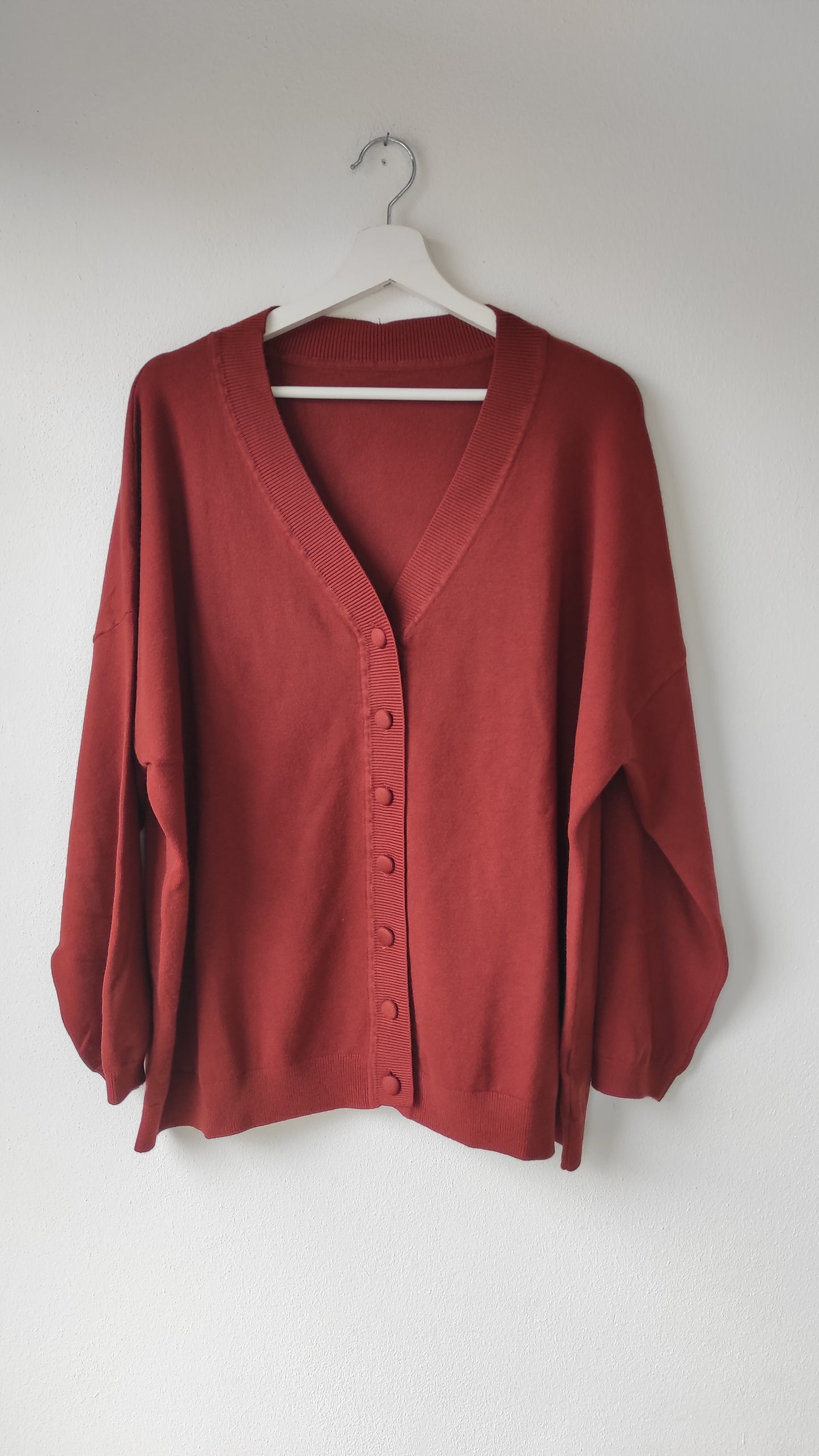 CARDIGAN VISCOSA OVERSIZE