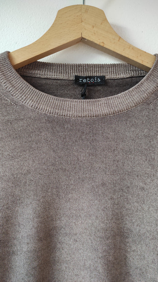 MAGLIA GIROCOLLO TINTO CAPO