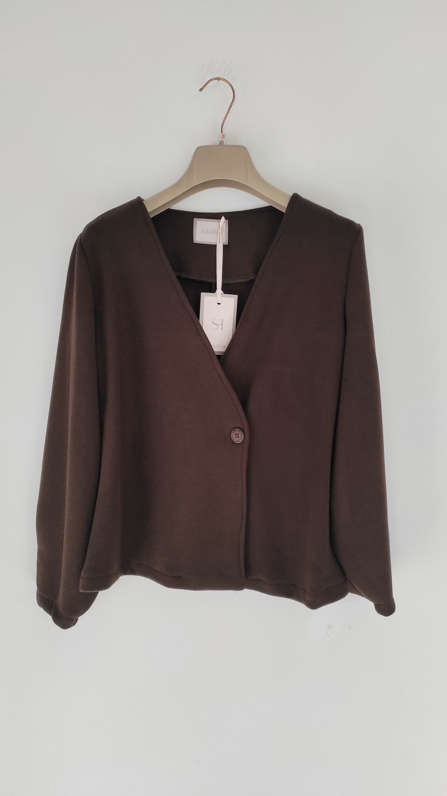 CARDIGAN IN MAGLIA DOPPIOPETTO