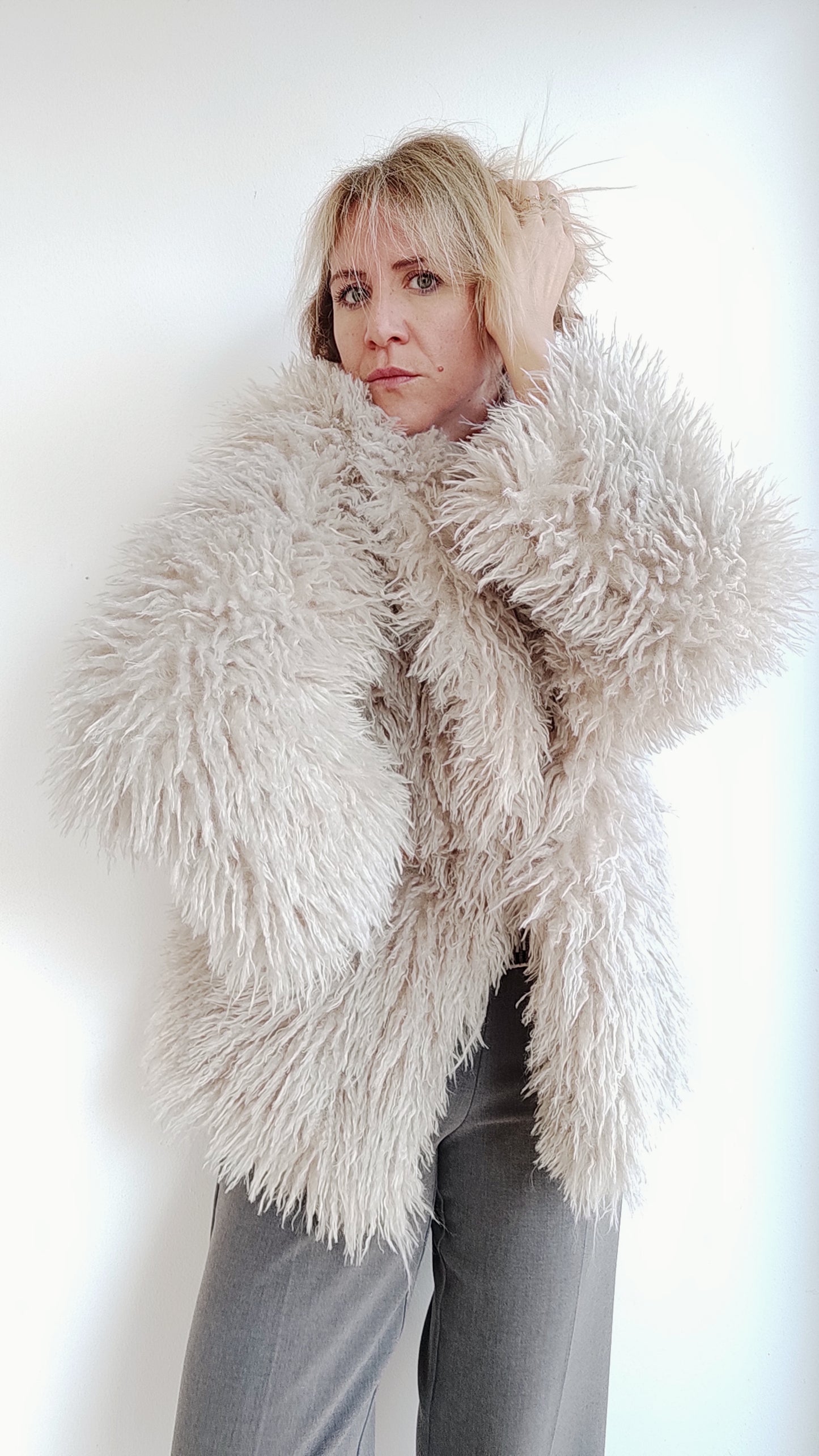 CAPPOTTO CORTO ECO PELLICCIA