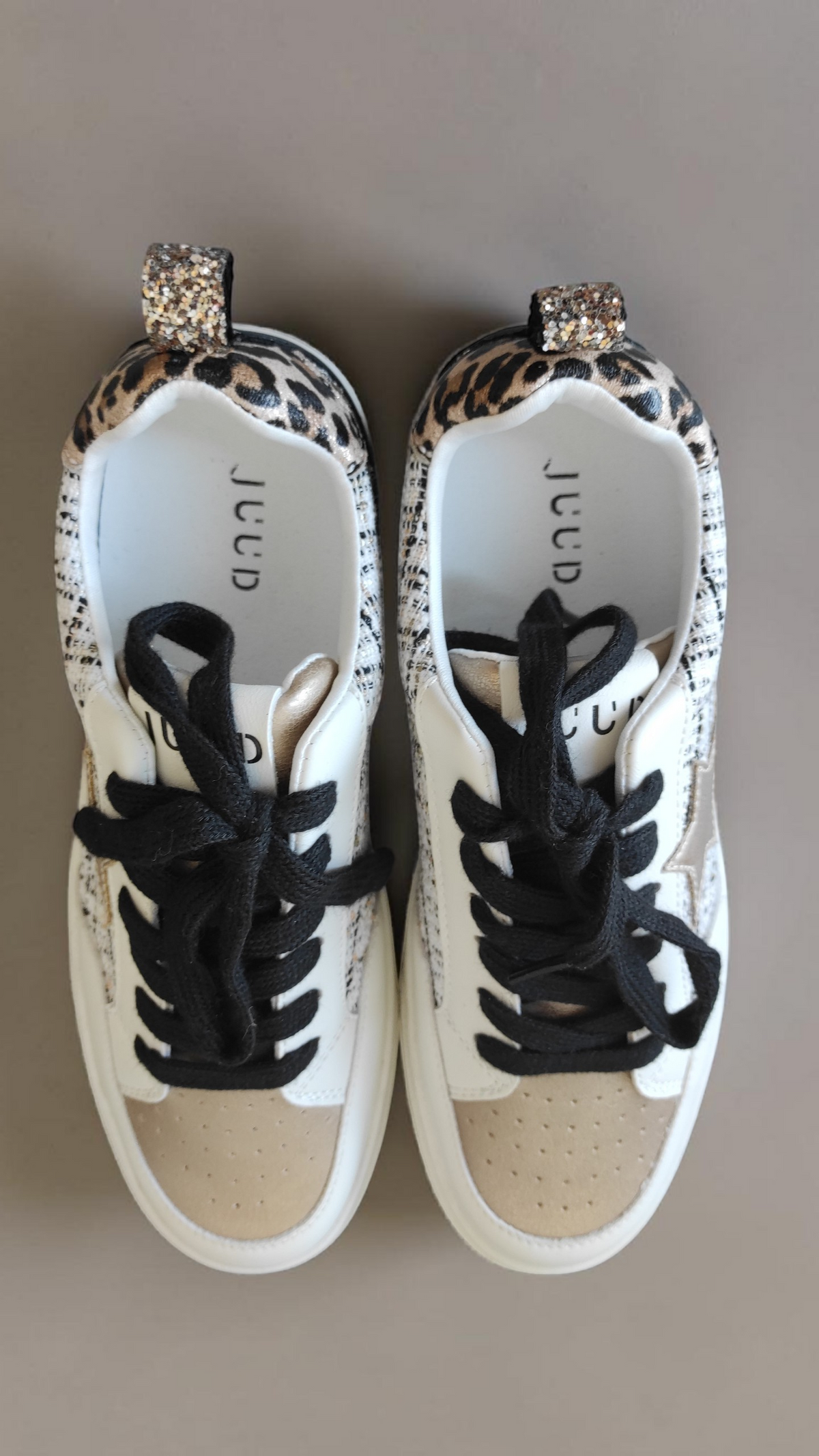 Sneakers con inserto in tessuto